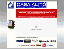 Tablet Screenshot of casaalito.com